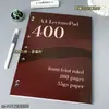 Colección de Cuadernos A4 Delgados: Cuadernos de Línea Horizontal, Alta Calidad, para Estudiantes Preparándose para Exámenes de Posgrado, Extra Gruesos, Cuadernos de Borrador y Práctica Seccionados, para Comercio Exterior
