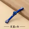 Botones planos hechos a mano con forma de cola de golondrina, estilo chino tradicional Hanfu, ropa de las dinastías Ming y Song, botones decorativos retro