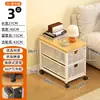 Estante de almacenamiento retráctil móvil para sala de estar, snacks y artículos varios, estante tipo carrito de múltiples capas de lujo ligero