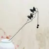 Pinza para el Cabello Cheongsam Estilo Chino Nuevo de Verano para Mujer, Pinza con Borla y Mariposa de Estilo Antiguo, Tocado de Alta Gama, Pinza para Recogidos, Accesorios para el Cabello