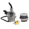 Carburador GOOFIT PZ19 con filtro de aire compatible con vehículos todoterreno ATV y scooter de 50 cc a 125 cc.
