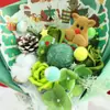 Muñeca Temática del Bosque Ramo Pequeño Regalo de Navidad para Niñas, Ramo de Nochebuena, Flores Secas, Pequeños Regalos de Gama Alta al por Mayor