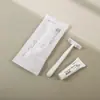 Barbeador Descartável de Hotel com Espuma, Barbeador Manual de Aço Inoxidável, Kit para Quarto de Hotel e Pousada