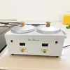 Máquina de cera de doble cubeta con pantalla digital, máquina de cera caliente a temperatura constante, máquina para derretir cera de temperatura ajustable, máquina para derretir cera de abeja de gran capacidad para depilación al por mayor