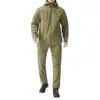 Conjunto de Chaqueta Deportiva para Exteriores, Ropa de Montañismo para Hombre, Chaqueta Cortavientos e Impermeable, Conjunto de Dos Piezas, Traje de Tiburón Soft Shell para Otoño e Invierno
