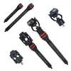 Arco Compuesto Guerrero Negro Barra de Equilibrio Carbono 6 pulgadas 8 pulgadas Barra Amortiguadora Arco de Doble Propósito con Cabeza Amortiguadora Expandible en Stock
