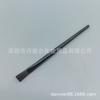 Pincel de maquiagem novo de fábrica tamanho pequeno preto plano para base pincel para máscara não absorve pó sem deixar marcas cerdas de fibra fina