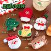 Lindo colgante de peluche navideño para niña, decoración navideña, llavero de muñeca pequeña, colgante de mochila, joyería al por mayor