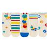 Calcetines de verano para niños calcetines de algodón finos y transpirables calcetines grandes para niños calcetines de marea de oruga arcoíris calcetines deportivos para niños y niñas al por mayor