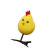 Pin de patito amarillo pin de pato rico accesorios para el pelo de resorte de pato tocado tridimensional juguete para niños pequeño regalo