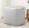 Caixa de Armazenamento Doméstica de Grande Capacidade Saco de Armazenamento para Colchas Saco de Armazenamento para Roupas e Colchas Caixa de Armazenamento Organizadora para Mudança de Quarto