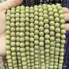 Cuentas Sueltas de Aguacate Alashan Natural Cuentas Redondas Hilo de Cuentas Venta al por Mayor Pulsera Collar DIY Accesorios Semi-Terminados Transfronterizo