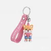 Llavero de goma suave de PVC de dibujos animados creativos figura de muñeca hecha a medida colgante tridimensional lindo llavero regalo personalización