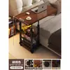 Mesa de noche móvil Escritorio elevable Escritorio para computadora Escritorio para estudiantes Dormitorio Almacenamiento para el hogar Recámara Escritorio de noche Escritorio de oficina