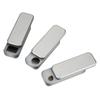 Caja Rectangular de Hojalata Memoria USB Caja de Embalaje Metálica con Ventana Almacenamiento En Stock Caja de Hojalata Vacía Lote Pequeño