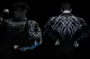 Breathedivinity Marca Americana de Moda Estilo Oscuro Camiseta de Manga Larga para Hombre Top Elástico para Deporte y Fitness