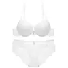 Lingerie sexy mais vendida para comércio exterior, decote em V profundo, realce para seios pequenos, sutiã push-up, modelador e redutor lateral, conjunto de sutiã plus size