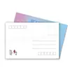 Tarjeta postal personalizada, papel perlado especial, estrella, forma especial, agradecimiento, tarjeta pequeña plegada, personalización de tarjetas de felicitación