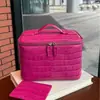 Bolsa de Armazenamento Portátil de Viagem Grande Capacidade com Padrão de Crocodilo em Couro Bovino de Camada Superior Transfronteiriça Qiniu