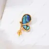 Anillo de Perla, Aretes, Colgante Juego de Tres Piezas, Soporte Vacío de Media Mariposa, Diseño Colorido de Paua, Lujo Accesible de Bricolaje de Alta Gama