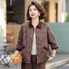 Outwear Outono/Inverno 2026 para Mães: Cardigã Casual com Zíper Estiloso e Fashion para Mulheres de Meia-Idade, Tamanho Plus, Peça Externa Versátil