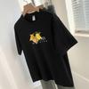 Playera de Algodón Pesado de 260g para Mujer, Diseño de Manga Corta, Top Nicho, Verano, Manga Corta, Moda Occidental, Playera de Cuello Redondo