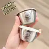 Tigelas mini para molho de imersão de aço inoxidável para atacado com tampas, recipientes domésticos para salada de tomate, potes para molho, louças portáteis, pratos para condimentos