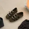 Primeiro Encontro: Moda retrô estilo britânico, sapatos Mary Jane confortáveis para mulheres, com tiras de velcro e solas macias, sapatilhas versáteis