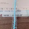 Fita Elástica de Seda de Peixe Colorida Elástica de 1,5cm Acessórios para Vestuário Fita Ondulada Renda Decorativa Material de Gola