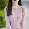 Cardigan Tricotado de Bolinhas Estilo Mori Japonês Feminino Primavera Novo Solto Versátil Redutor de Idade Artístico Fresco Casaco