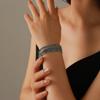 Europa y Estados Unidos pulsera elástica de moda con diamantes completos transfronteriza pulsera de strass simple de moda para mujer fabricantes de accesorios de Japón y Corea del Sur al por mayor