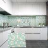 Venta caliente de pegatinas de pared creativas 3D, pegatinas de pared de plástico epoxi con mosaico 3D disponibles en varios colores
