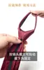 8cm Multicolores Modernos Hombres Negocios Vestir Profesional Cremallera Corbata Fácil de Tirar Sin Nudos Perezoso Conveniente Caja de Regalo
