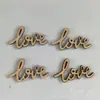 Parche de Madera Corazón de Melocotón Forma de Corazón Niños Hecho a Mano diy Parche de Madera Corazón Letra Parche de Madera Decoración de Boda Se Puede Perforar