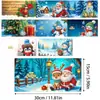 Tarjetas de Felicitación Navideñas Populares Transfronterizas Multiserie Hechas a Mano con Diamantes Juego de 9 Piezas con Sobres Pegatina de Diamante Dibujos Animados Juego de 6 Piezas