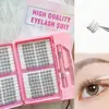Pestañas postizas transfronterizas, aspecto natural, juego de adhesivo transparente, herramienta mágica de maquillaje falso natural, pestañas que se ajustan sin rizarse, superventas en comercio exterior
