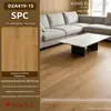 Vários Estilos de Piso Vinílico Rígido (SPC) para Decoração de Escritórios e Edifícios Comerciais, Piso de Madeira, Piso Encaixável de Cristal de Pedra SPC
