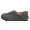 Mocasines planos de verano para mujer, estilo Birkenstock, de cobertura total, suela blanda, de cuero genuino, cómodos, de uso dual, retro, populares