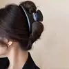 Pinza para el pelo coreana para mujer, pinza de tiburón de estilo simple, pasador de alta gama, pinza para la parte trasera de la cabeza, pinza de hueso de dragón con lunares