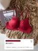 Ropa interior con broche frontal transfronterizo para mujer, pecho pequeño, push-up, muestra grande, a prueba de caída, cierre de senos caídos, encaje sexy, estampado de leopardo, sujetador de espalda hermosa