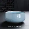 Lavabo de Agua de Porcelana Blanca Dehua, Taza de Té Grande de Porcelana de Jade Cerámica, Cuenco de Té, Lavapinceles para Ceremonia del Té, Cenicero para Residuos de Té