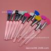 Cepillo de silicona para mascarillas, transparente, para hacer mascarillas caseras, fácil de limpiar, ideal para spa de belleza.