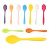 Utensilios de cocina de silicona Yangjiang, cuchara de silicona, cuchara doméstica para niños, cuchara pequeña, utensilios de cocina modernos y sencillos.