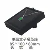 Suporte de Exibição de Joias Tecido de Seda Tailandesa Jade Esmeralda Adereços de Exibição Brincos Pingentes Anéis Colares Ornamentos Rack de Joias