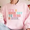 Sudadera de Es un Buen Día para Leer. Sudadera para Amantes de los Libros. Camiseta de Maestro. Sudadera Picante Temática de Libros