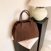 Bolsa de Mão Fosca para Exportação Transfronteiriça Grande Capacidade Simples Ro.W Moda Francesa Bolsa Tote de Ombro Cruzado para o Dia a Dia
