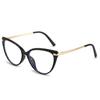 Gafas Anti-Luz Azul Tr90, Marco de Metal Ultraligeras de Montura Completa Planas, Gafas Anti-Luz Azul Que Hacen que el Rostro Parezca Más Pequeño