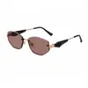 Gafas de sol poligonales de media montura de moda europea y americana 2026 para mujer, elegantes y a la moda, con protección UV, adecuadas para ventas transfronterizas