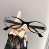 Gafas de Lectura Anti Luz Azul con Monturas Incrustadas de Diamantes de Alta Definición para Mujer, Monturas Pequeñas a la Moda, Gafas de Lectura al por Mayor para Personas Mayores