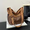 Bolsa Estilo Novo 2025 Vermelha Ins Harajuku Japonês Bolsa de Peito para Mulheres Versão Coreana Estudante Tecido Oxford Carta Bolsa Transversal de Cintura